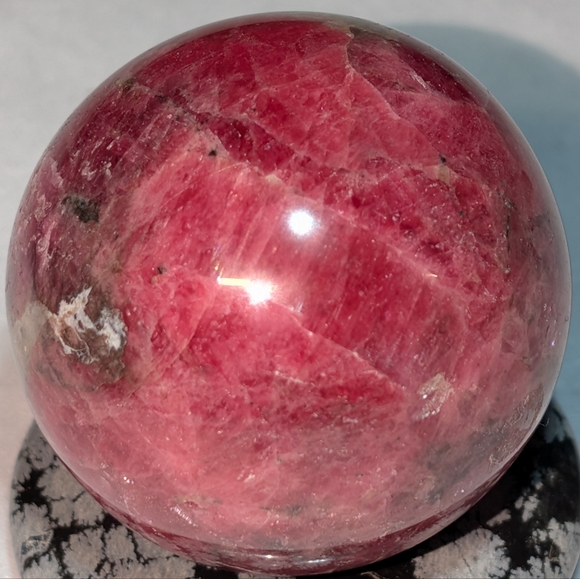Rhodonite Sphere